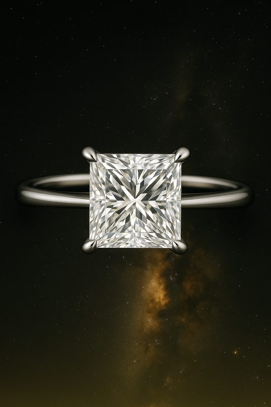 Princess-Cut Diamond Engagement Ring